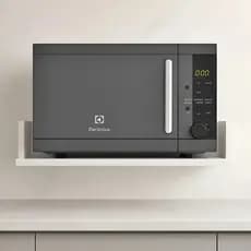 Kit 2 Suporte Microondas e Forninho MDF 50x35 Branco Nicho Parede Air Fryer Forno 20kg Cozinha