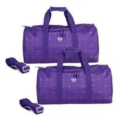 Kit com 2 Bolsas Sacolas Viagem Academia Rabisk Stars RK2362 Roxo