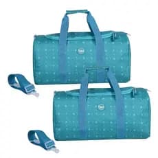 Kit com 2 Bolsas Sacolas Viagem Academia Rabisk Stars RK2362 Verde