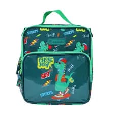 Lancheira Infantil Térmica Escolar Dinossauro Skate Passeios Creche Pré-escola Rabisk Teen Dinossauro RKD5008L