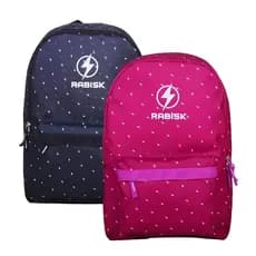 Kit 2 Mochilas Impermeáveis Rabisk Bolt RK2418 Preto e Pink