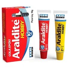 Araldite Hobby Tek Bond 16g 10min- indicado para reparos e colagens de pequenas superfícies