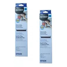 Kit 2 Fita Matricial Original Epson S015631 Lx350 Lx300
