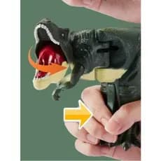Dinossauro Rex Simulação Com Movimentos, Articulado, com botão para mover a boca e a cabeça T-rex