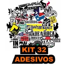 Kit 3 cartelas de Adesivos Country + De 32 Unidades Para Garrafas Copos Terere Agro Texas