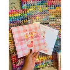 Protetor plastificado p/ livro de colorir contra vazamento para a folha de trás | várias estampas | estilo acetato