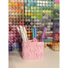 Porta Caneta Organizador Para Mesa Escritório Aramado C/ Divisórias Multiuso