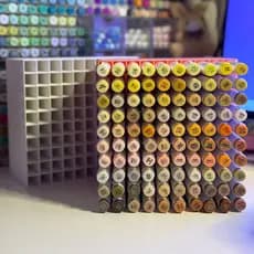 Organizador para Marcadores 48/64/80/100/120/168/182/ compativel c/Touch, Ohuhu, Copic e outros