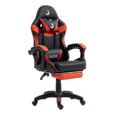 Cadeira Gamer Rise Mode X06 com Inclinação 90° a 135° Preto e Vermelho