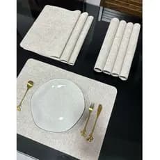 Jogo Americano PVC Impermeável 2, 4, 6, 8, 10 Peças | Fácil de Limpar, Elegante e Resistente