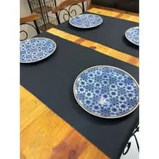 Kit 2 Passadeiras Para Mesa Em Juta Pvc Tamanhos 1,40 x 42 ou 1,40 x 32 Caminho Mesa impermeável