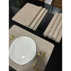 Jogo Americano Mesa Posta Luxo | Kit até 10 Peças | Moderno, Sofisticado e Antimanchas