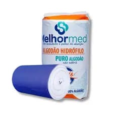 Algodão Hidrófilo Rolo 500g MelhorMed Anvisa Absorvente Uso Hospitalar Clínica Estética Higiene
