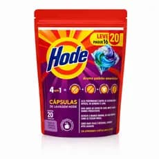 Cápsulas De Lavar Roupas HODE 4 Em 1 Com Aroma Padrão Americano Pack Promocional leve 20 pague 16