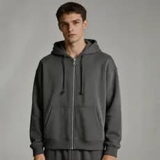 Roupa de frio moletom masculina com Ziper unissex com capuz