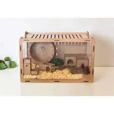 Gaiola Hamster Terrario Roedores Brinquedo Labirinto Completa