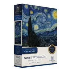Quebra-Cabeça Nano 500 Peças Van Gogh – A Noite Estrelada | Edição Premium para Colecionadores