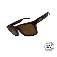 Óculos de Sol Quadrado Marrom Masculino Proteção UV400 + Case Estilo Óculos de Sol Masculino Lente Marrom Óculos Esportivo Moda Praia