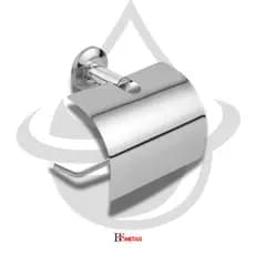 Porta Papel Higiênico Papeleira Inox Tampa Banheiro Cromado