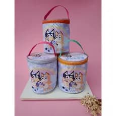 bolsinha de festa/ lembrancinha/ bolsinha cilindro/ frasqueira personalizada/frasqueira