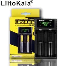 Novo LiitoKala Lii-500 PD4 PL4 402 202 S1 S2 Carregador De Bateria Para 18650 26650 21700 AA AAA 3.7V/3.2V/1.2V NiMH De Lítio