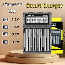 LiitoKala Lii-CH4 1.5V1.2V3.2V3.7V Carregador de bateria inteligente 0V ativado porta C No. 5