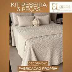 Kit Peseira 3 peças tecido macio