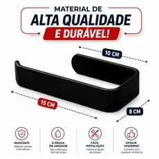 Suporte De Rolo De Papel Higiênico Acessórios Banheiro 3M Cola