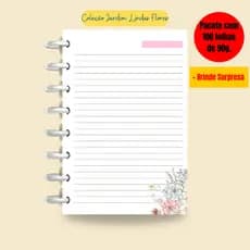Refil para Caderno de discos 90g 100 folhas | Material Escolar