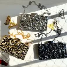 Bolsas Femininas>Bolsas Transversais e de ombro Material de Metal WT188-88