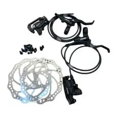 Kit Freio Disco Hidraulico Bike Bicicleta Mtb Adx Audax Caloi Com Discos 160mm