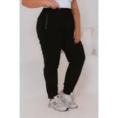 Calça Jogger Plus Size Feminina Conforto Premium Esportivo Academico Elastano Confortável