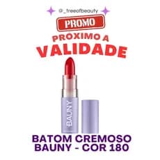 Desconto Exclusivo: Vence em Janeiro BATOM CREMOSO COR:180