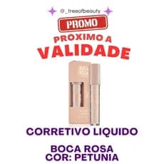 Desconto Exclusivo: Vence em Janeiro - BOCA ROSA BEAUTY - CORRETIVO LIQUIDO - PETUNIA