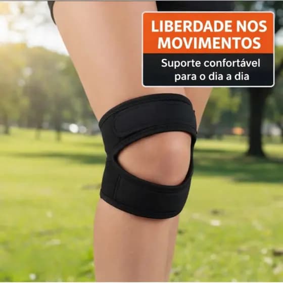 JOELHEIRA AJUSTÁVEL NEOPRENE – ALÍVIO DA DOR + COMPRESSÃO FIRME + ENVIO RÁPIDO