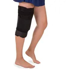 Ortese Imobilizador De Joelho Parcial 32cm Bilateral Preto