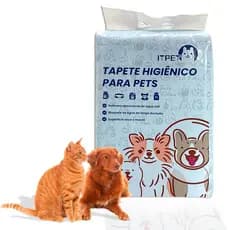 Tapete Higiênico para Pets 40 Unidades - Tamanho 60x60 cm