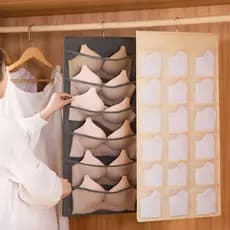 Cabide Colmeia Organizador Para Roupa Intimas/Meia/cueca/Guarda Roupas Cabide Suspenso Com 24 Nichos Multiuso
