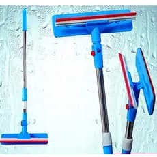 Rodo Multiuso Mágico MOP Extensível Esponja 2 Em 1 Limpa Espelho Vidro Azulejo E Janelas Carro
