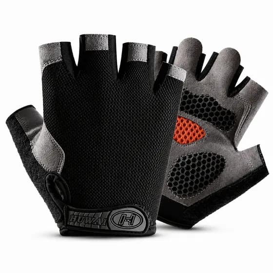 Luva Ciclismo Gel Meio Dedo Bike Academia Fitness Antiderrapante