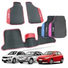Tapete Impermeável Carro Gol Bola G2 G3 G4 G5 G6 G7 G8 Borracha 3 Peças Traseiro Inteiro PVC Gol Quadrado Personalizado