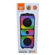Caixa De Som Bluetooth Potente Portátil Altomex AL-3829 50W Led RGB Caixa De Som Amplificada Com Rádio FM USB TWS