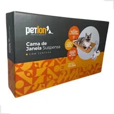 Cama De Janela Para Gatos Caminha Suspensa Com Ventosa - LARANJA