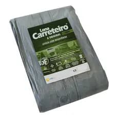 Lona Plástica 5x3 Cinza Multiuso Impermeável
