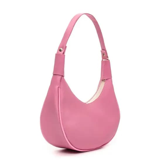 Bolsa Feminina Estilosa Meia Lua Tendência Fashion Handbag Casual Elegante