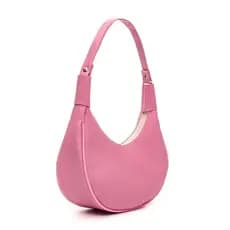 Bolsa Feminina Estilosa Meia Lua Tendência Fashion Handbag Casual Elegante