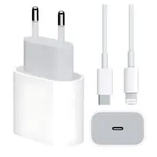 Carregador iPhone Turbo Tipo-C 20W + Cabo Lightining para IPhone Carga rápida