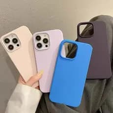 Capinha Case Silicone Aveludada Para iPhone 14/14Pro/14ProMax Premium