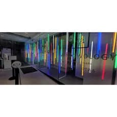 Kit 3 5 6 10 Lâmpadas Tubular LED T8 CORES 18W / 120cm Bivolt Base Bipino G13 Tubo + Soquete e Abraçadeira