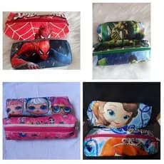 Estojo Escolar com Uma divisória 5x21cm Personagens